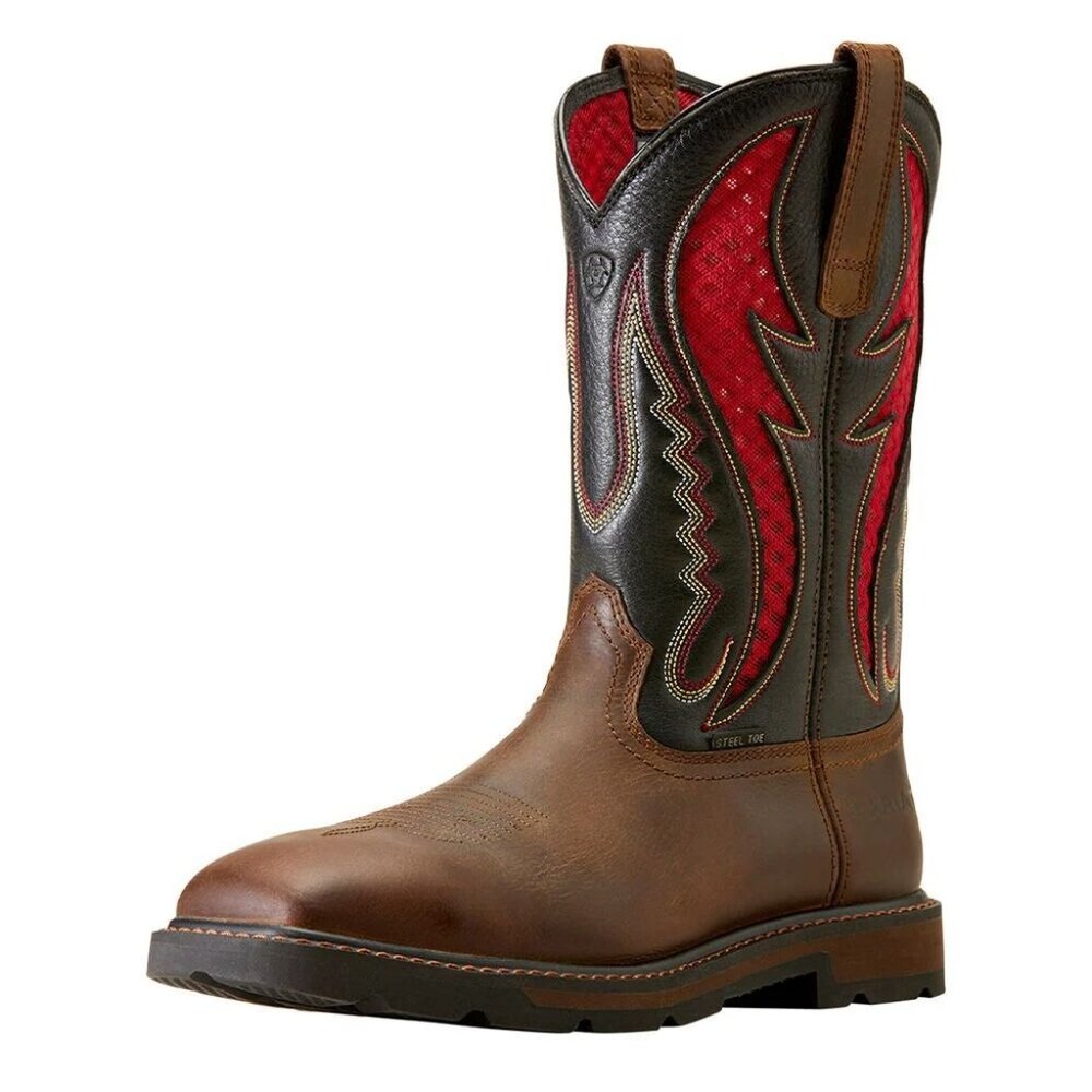 Ariat Men's Groundbreaker VentTEK Steel Toe Work Boot 14EE new